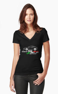 T-Shirt 916 GTV Cuore Sportivo ein schönes Geschenk für Alfa Romeo Fans. auto-emotion.net