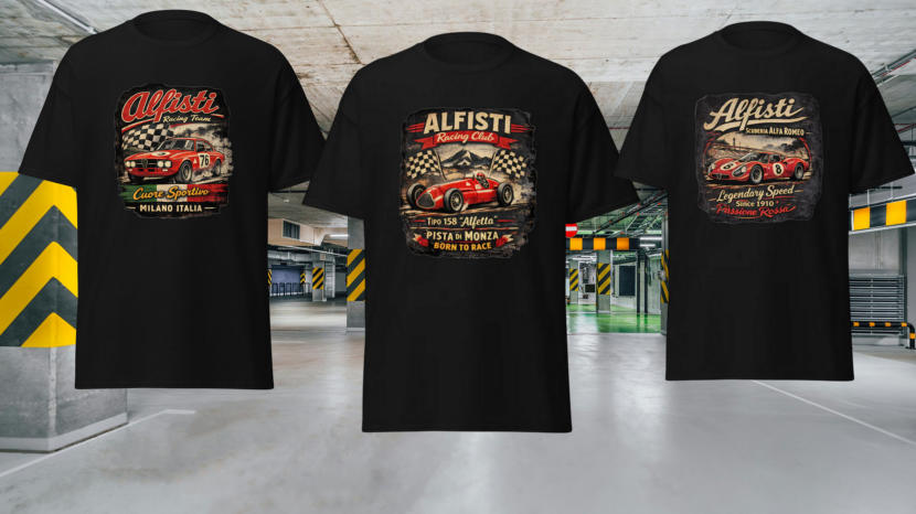 Alfa Romeo Racing T-Shirts – Die ultimative Alfisti Heritage Kollektion