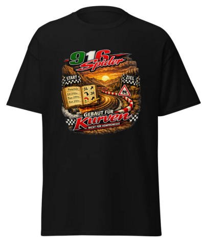 T-Shirt 916 Spider Gebaut für Kurven von funnydesigns.de